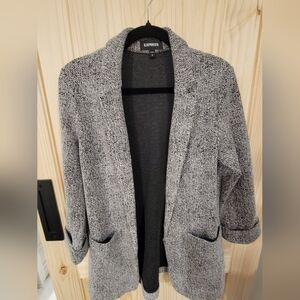 Express Women's Textured Black Blazer